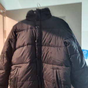 Black puffy jacket